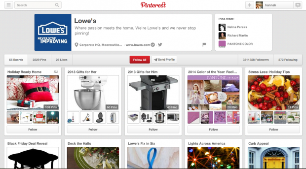 lowes pinterest