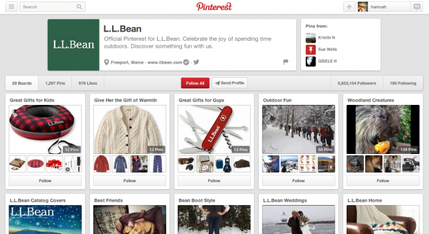 ll bean pinterest