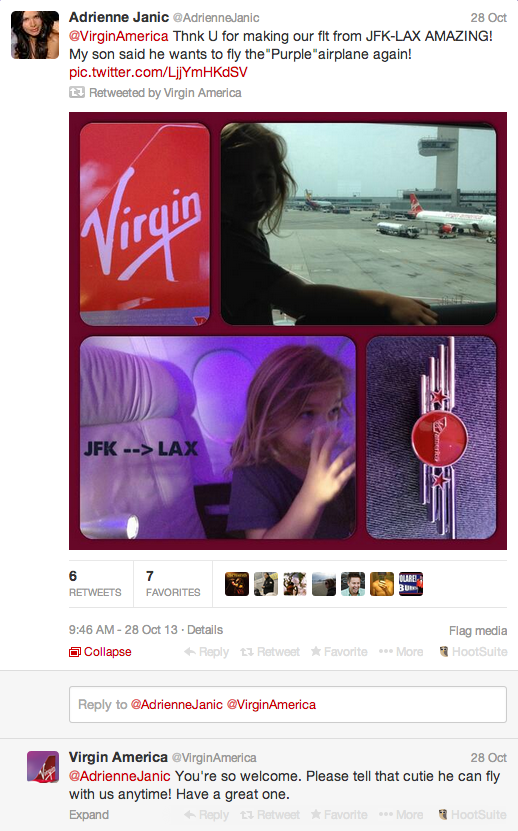 virginamerica awesome convo