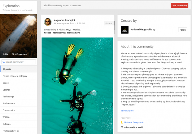 Reasons to Use Google+ Communities - Exploration