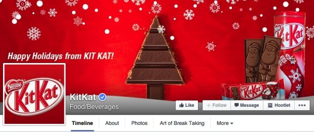 kitkat holiday facebook covber