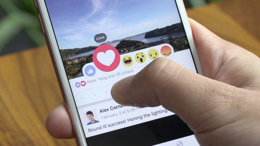 facebook reactions