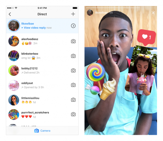 commentare le instagram stories con foto e video