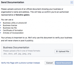 when prompted upload a picture of the official document that clearly shows your business s name and address for example an internet bill will work here - how to get a verified badge on instagram account using html editing