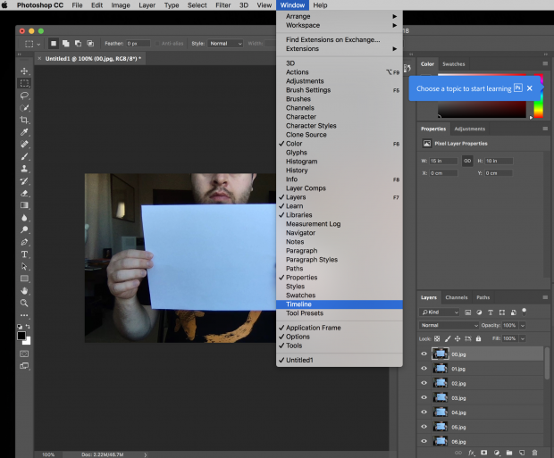 adobe photoshop 5.0 how to make a gif