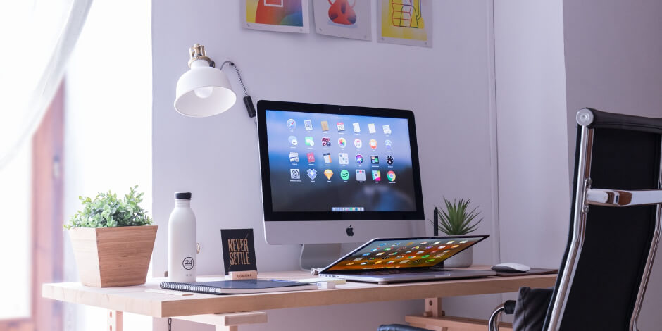 graphic design workspace