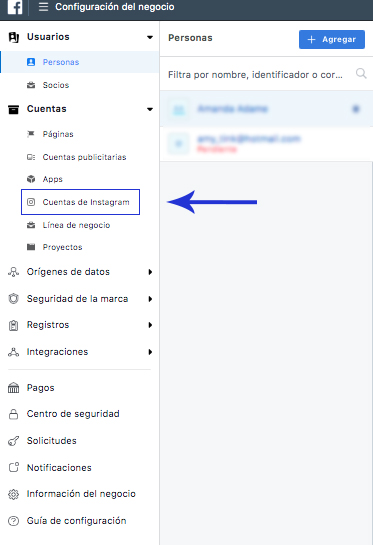 Cuentas de Instagram