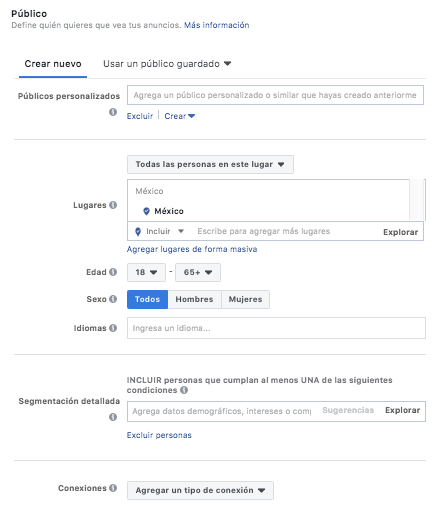 Administrador de anuncios