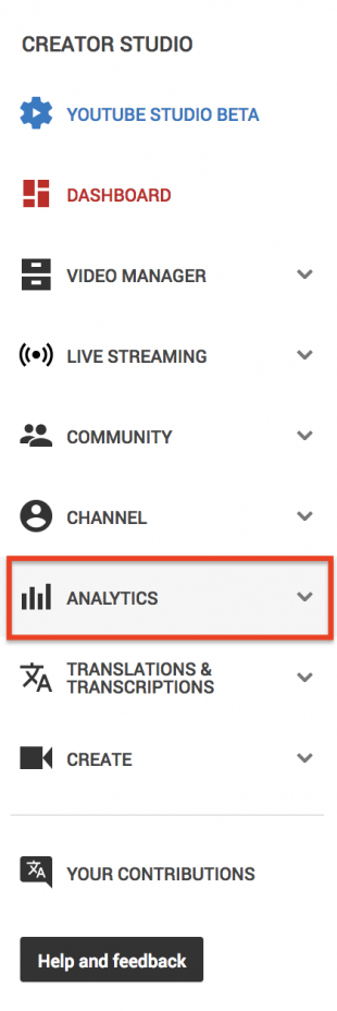 youtube analytics