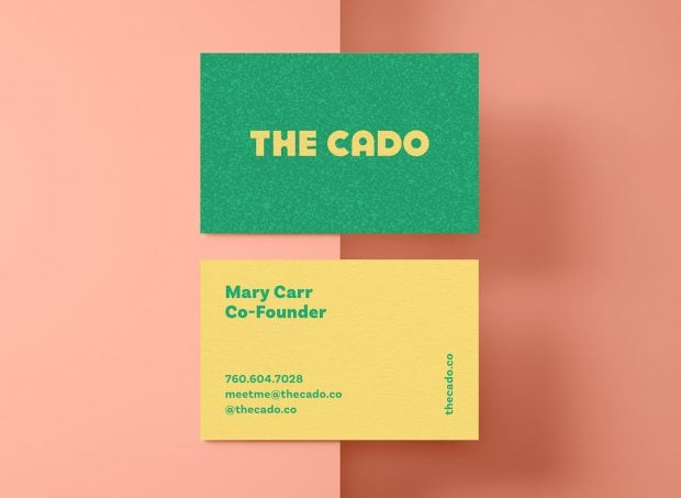 social media channels business cards