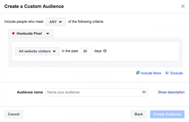 Use Facebook Custom Audiences