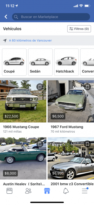 Cómo comerciar en fb Marketplace - Listado de productos