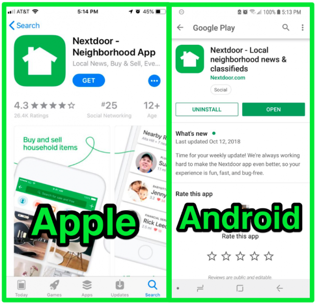 nextdoor app