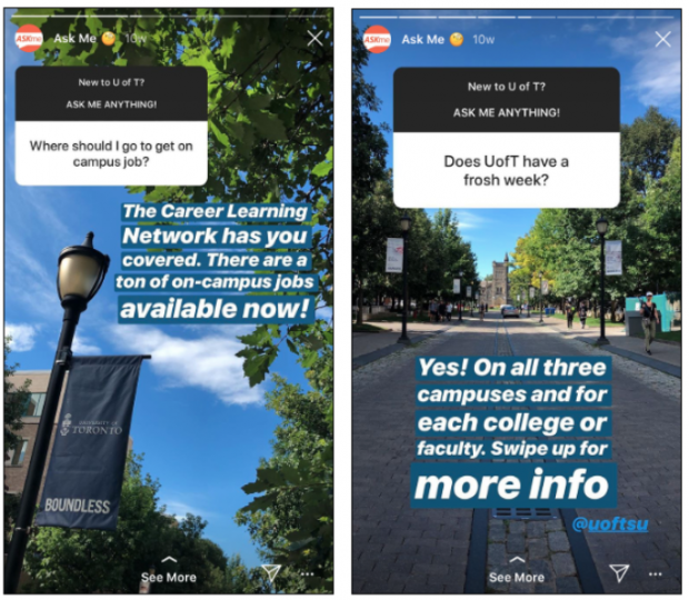 university of toronto instagram stories