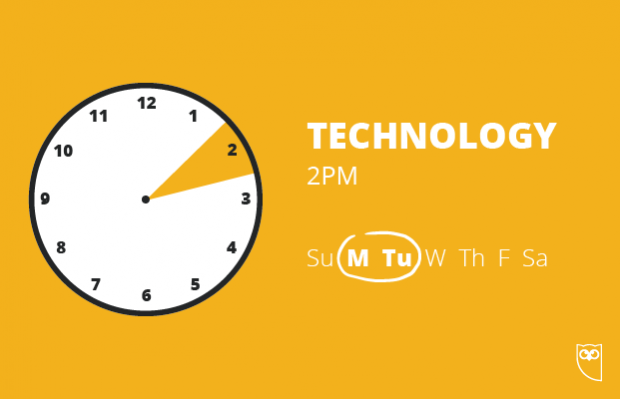 best time to post on instagram for tech brands