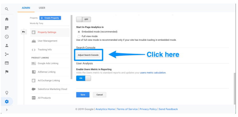 comment configurer Google Search Console