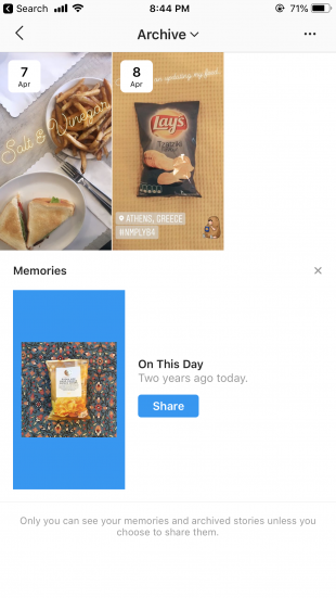 Instagram Stories analytics archive