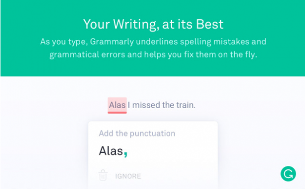 extensions de chrome Grammarly