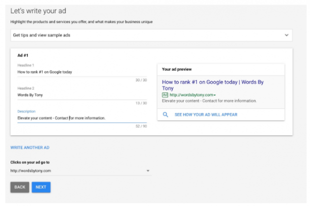 Google ads