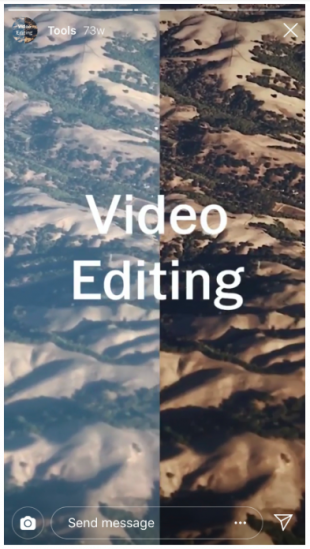 video editing Instagram Story