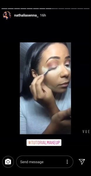 Idées d'histoire Instagram: tutoriel de maquillage