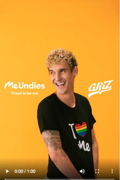 Me Undies Instagram Stories ad