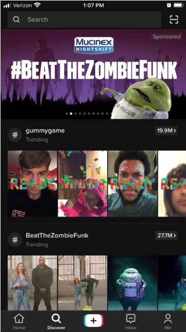 TikTok scopri la pagina per #BeatTheZombieFunk