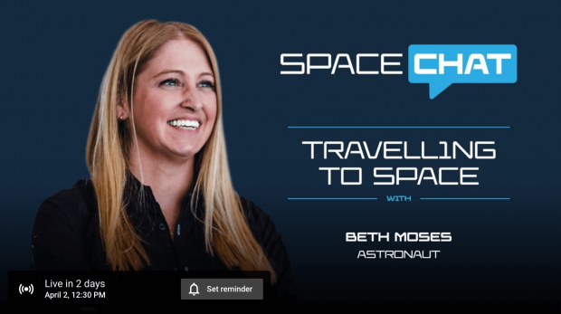 Space Chat Virgin Galactic rappel en direct YouTube pour 2 jours plus tard