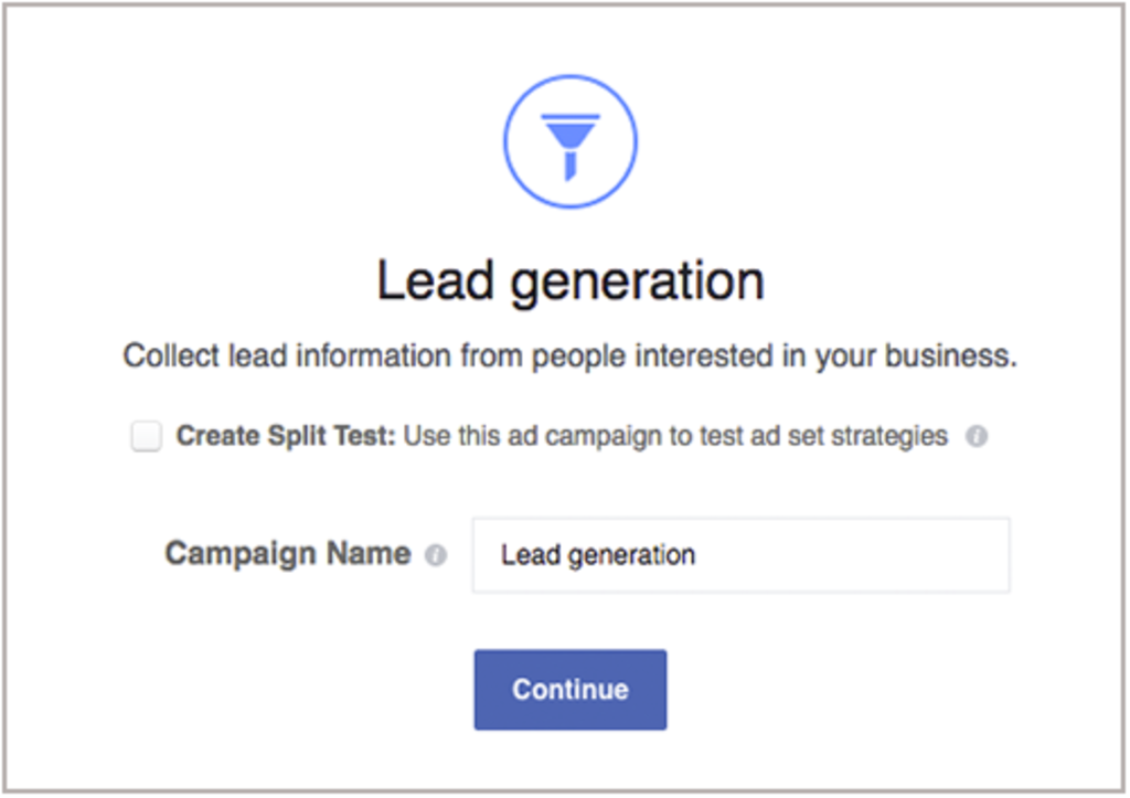 como criar anúncios de leads no Facebook