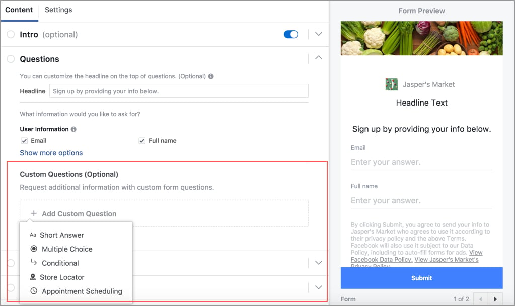 Facebook Productivity Extensions