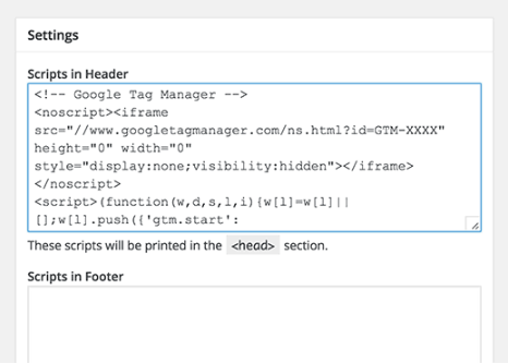 Insérer le plugin Headers and Footers