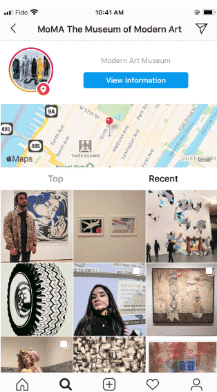 Instagram posts geotagged with MoMA