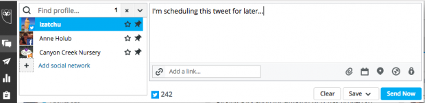 how to schedule tweets