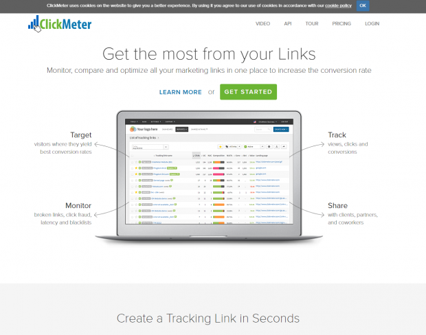 ClickMeter raccourcisseur d'URL