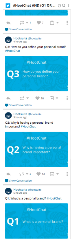 #Hootchat in Streams