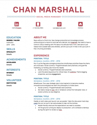 11 Important Skills For Social Media Managers Free Resume