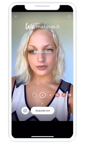 AR ad on Facebook