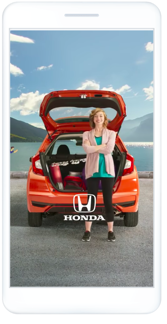 Annonce de Honda sur Facebook