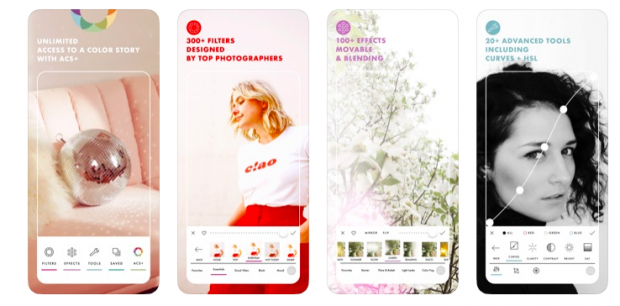 Une application de retouche photo Color Story