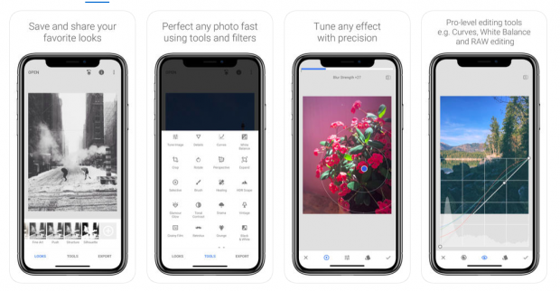 Snapseed photo editing app