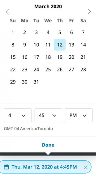 Screenshot of Hootsuite's Instagram scheduling calendar