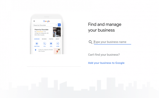 Find your business page on Google