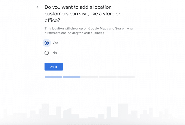 add location to Google My Business profile