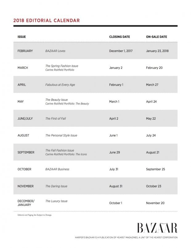 social media content calendar