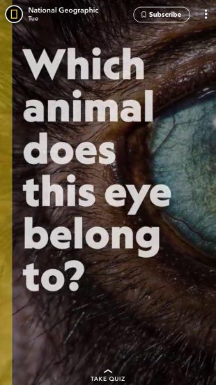 Nat Geo on Snapchat