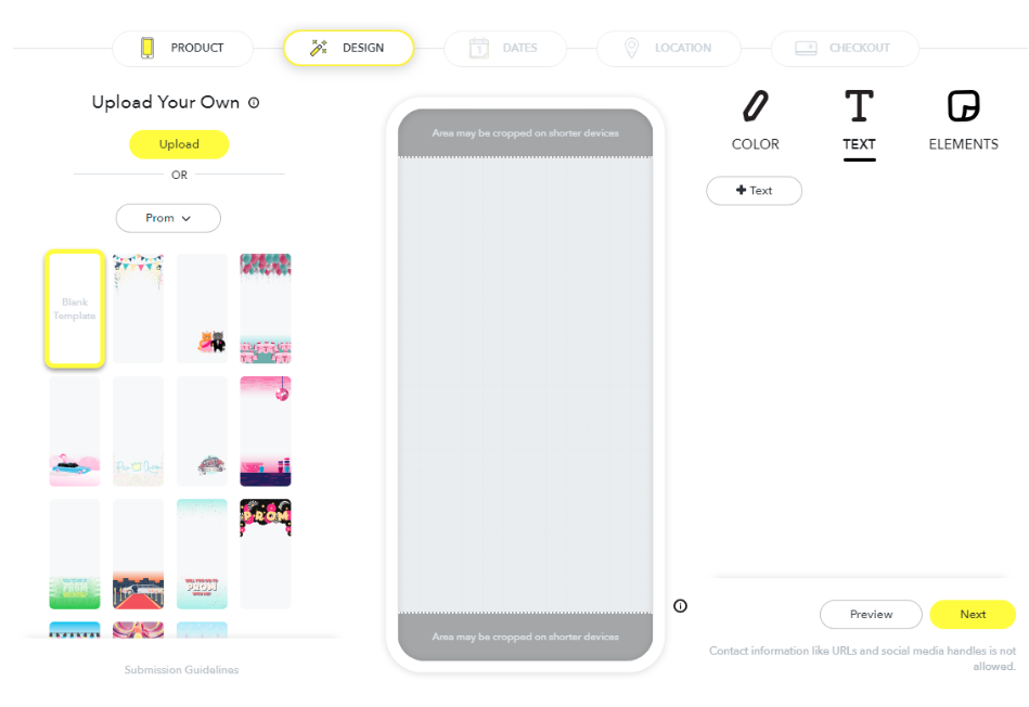 snapchat geotag dimensions