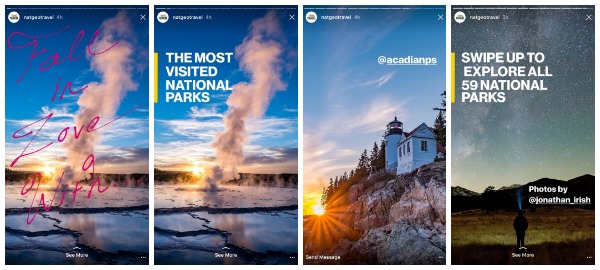 National Geographic's Instagram Story